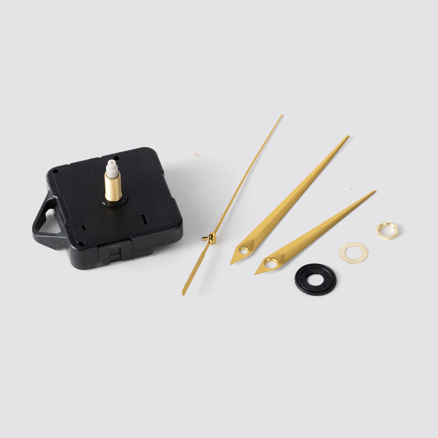 Quartz clock mechanism with hands